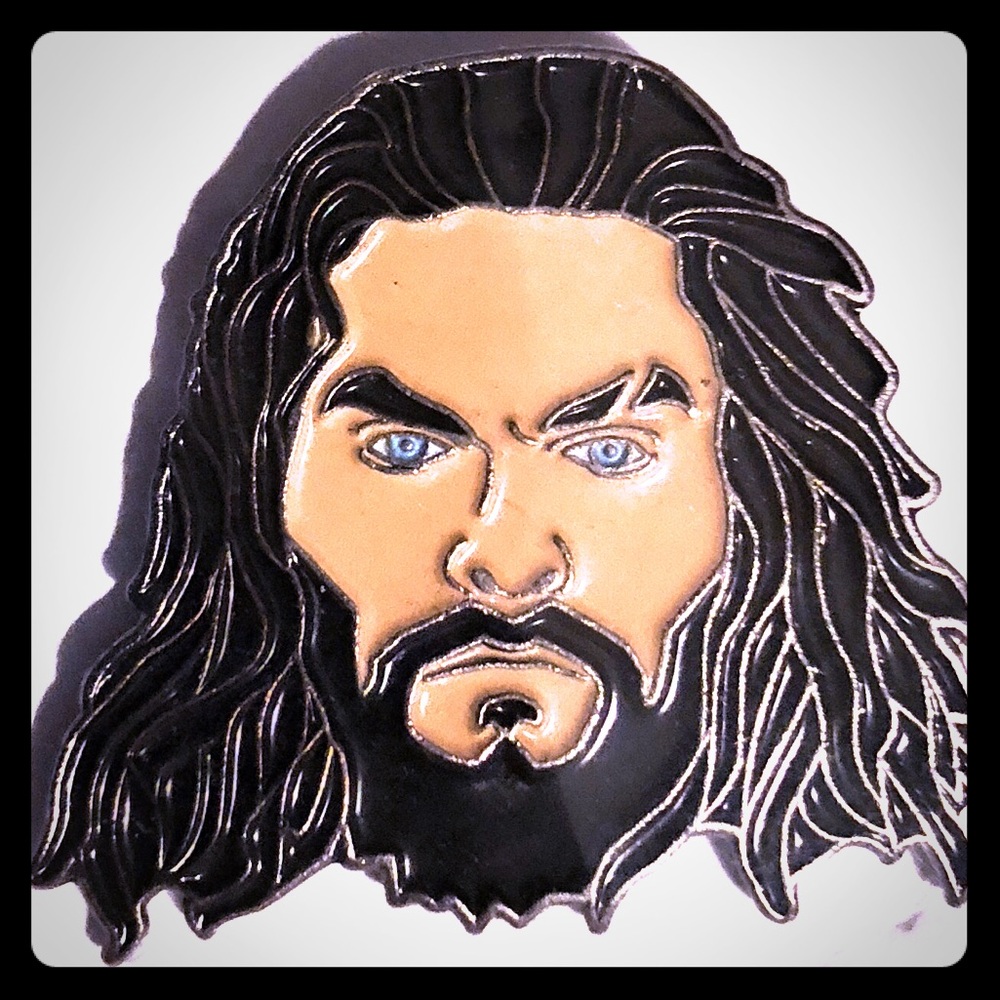 Aquaman Jason Mamoa ComicCon rare exclusive pin